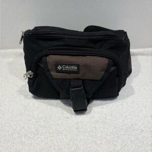 Black Columbia Sportswear Belt Bag with Compass